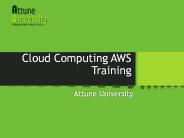 Cloud Computing AWS Training