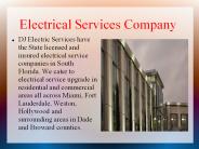 Electrical Services Company
