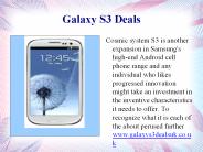 Galaxy S3 Deals