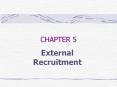 External Recruitment PowerPoint PPT Presentation