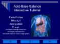 Acid-Base Balance Interactive Tutorial PowerPoint PPT Presentation