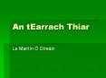 An tEarrach Thiar PowerPoint PPT Presentation