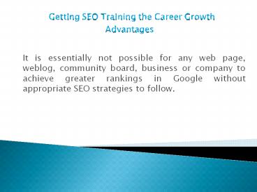 SEO Training Bhubaneswar