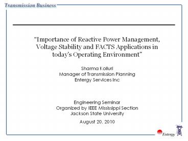 Willow Glen Short Circuit Study
