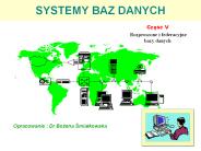 SYSTEMY BAZ DANYCH