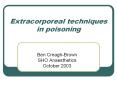 Extracorporeal techniques in poisoning PowerPoint PPT Presentation