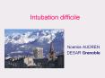 Intubation difficile PowerPoint PPT Presentation