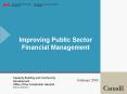 Improving Public Sector Financial Management PowerPoint PPT Presentation