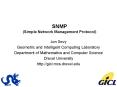 SNMP (Simple Network Management Protocol) PowerPoint PPT Presentation