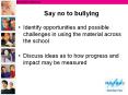 Identify opportunities and possible challenges in using the material across the school PowerPoint PPT Presentation