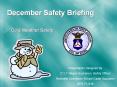 December Safety Briefing Cold Weather Safety Presentation PowerPoint PPT Presentation