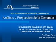 Anбlisis y Proyecciуn de la Demanda