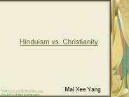 Hinduism vs. Christianity