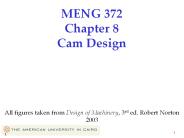 Chapter 8 Notes Cams