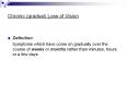Chronic (gradual) Loss of Vision Definition: Symptoms which PowerPoint PPT Presentation