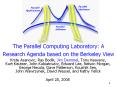 The Parallel Computing Laboratory: A Research Agenda based on the Berkeley View PowerPoint PPT Presentation