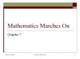 Mathematics Marches On PowerPoint PPT Presentation