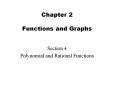 Chapter 2 Functions and Graphs PowerPoint PPT Presentation
