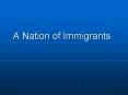 A Nation of Immigrants PowerPoint PPT Presentation