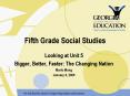 Fifth Grade Social Studies PowerPoint PPT Presentation