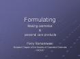 Formulating PowerPoint PPT Presentation