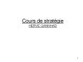 Cours de stratйgie HERVE GANNHAD PowerPoint PPT Presentation