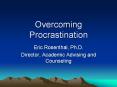 Overcoming Procrastination PowerPoint PPT Presentation