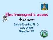 Electromagnetic waves -Review-