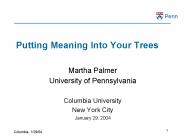 Putting Meaning Into Your Trees