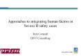 Approaches to integrating human factors in Seveso II safety cases PowerPoint PPT Presentation