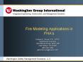 Fire Modeling Applications in FHA’s PowerPoint PPT Presentation