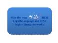 How the new GCSE English Language and GCSE English PowerPoint PPT Presentation