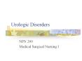 Urologic Disorders PowerPoint PPT Presentation