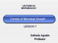 Control of Microbial Growth PowerPoint PPT Presentation