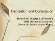 Denotation and Connotation