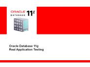Oracle Database 11g Real Application Testing