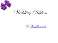 For unique get up use nice wedding ribbon PowerPoint PPT Presentation