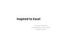 Inspired to Excel Dr. Dianne Van Hook Flex Workshop ~ Feb PowerPoint PPT Presentation