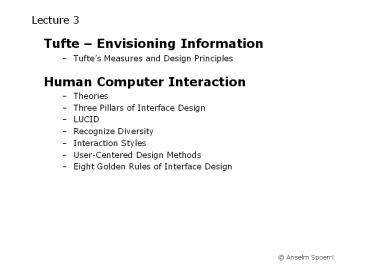 Tufte – Envisioning Information