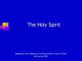 The Holy Spirit PowerPoint PPT Presentation