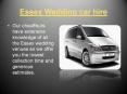 Essex Wedding Car Hire PowerPoint PPT Presentation