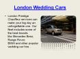 London Wedding Cars PowerPoint PPT Presentation