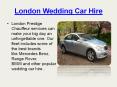 Wedding Car Hire London PowerPoint PPT Presentation