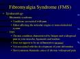 Fibromyalgia Syndrome (FMS) PowerPoint PPT Presentation