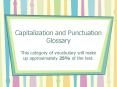 Capitalization and Punctuation Glossary PowerPoint PPT Presentation