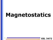 Magnetostatics