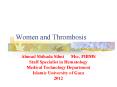 Women and Thrombosis PowerPoint PPT Presentation