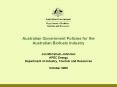Australian Government Policies for the Australian Biofuels Industry