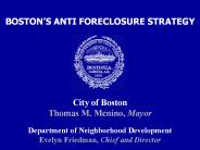 City of Boston Thomas M. Menino, Mayor