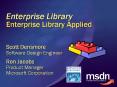 Enterprise Library Enterprise Library Applied
